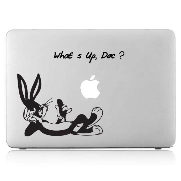 What's Up, Doc? Bugs Bunny Laptop / Macbook Vinyl Decal Sticker (DM-0020)