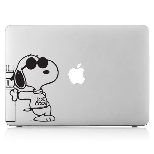 Snoopy with Sunglasses Laptop / Macbook Vinyl Decal Sticker 