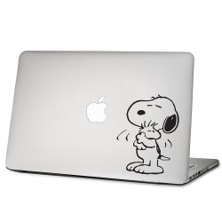 สติกเกอร์แม็คบุ๊ค สนูปี้ Snoopy Hugging Notebook / MacBook Sticker 