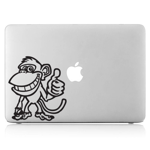 Affe Laptop / Macbook Sticker Aufkleber