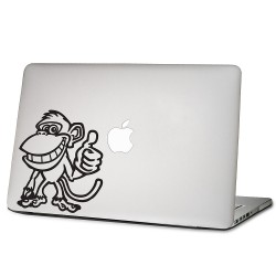Affe Laptop / Macbook Sticker Aufkleber