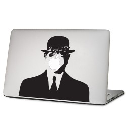สติกเกอร์แม็คบุ๊ค The Son of Man Notebook / MacBook Sticker 
