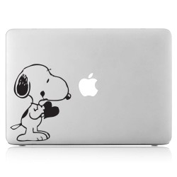 สติกเกอร์แม็คบุ๊ค สนูปี้  Snoopy with heart Notebook / MacBook Sticker 