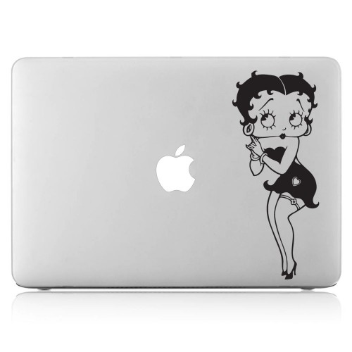 Betty Boop sexy Girl Laptop / Macbook Vinyl Decal Sticker 