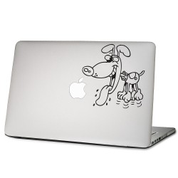 Cartoon dog  Laptop / Macbook Vinyl Decal Sticker 