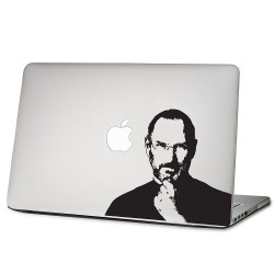 Steve Jobs Laptop / Macbook Vinyl Decal Sticker 