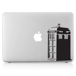 Tardis Dr Who Laptop / Macbook Vinyl Decal Sticker 