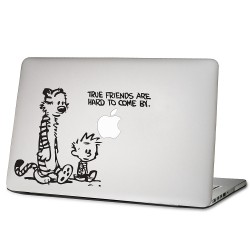 สติกเกอร์แม็คบุ๊ค คาลวินและฮอบส์ Calvin and Hobbes Friends Notebook / MacBook Sticker 