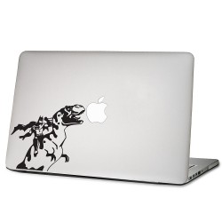 Batman and Dinosaur Laptop / Macbook Vinyl Decal Sticker 