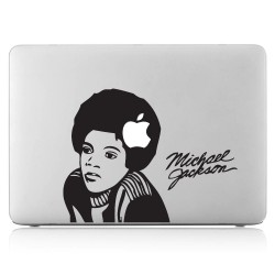 สติกเกอร์แม็คบุ๊คไมเคิล แจ็คสัน Young Michael Jackson Notebook / MacBook Sticker 