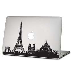 Eiffel Tower Paris Skyline Laptop / Macbook Vinyl Decal Sticker 