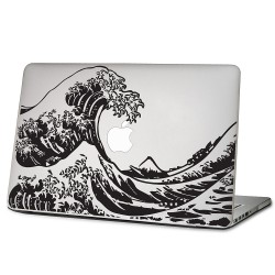  Die große Welle vor Kanagawa Laptop / Macbook Sticker Aufkleber