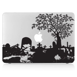 The Graveyard  Laptop / Macbook Vinyl Decal Sticker 