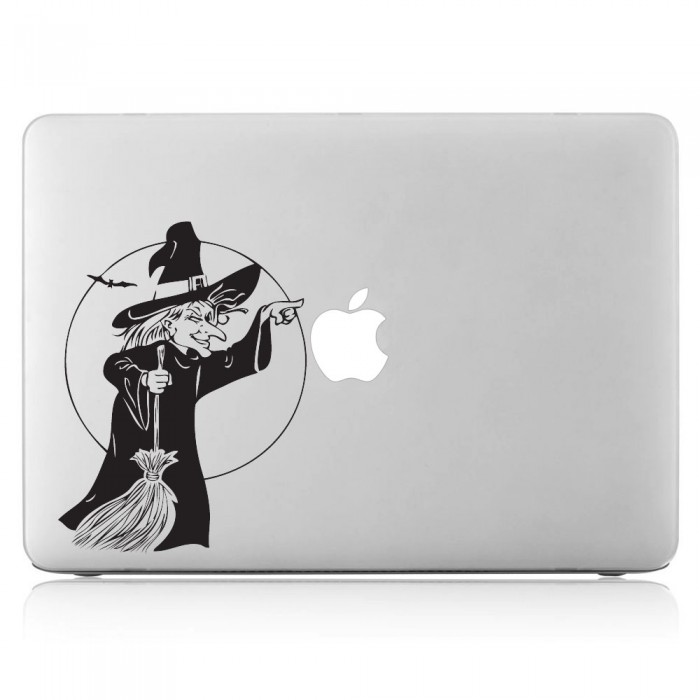Witch Hexe Laptop / Macbook Sticker Aufkleber (DM-0138)