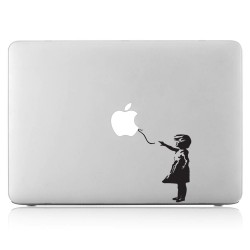 Banksy Balloon Girl Laptop / Macbook Vinyl Decal Sticker 