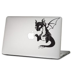 Little Dragon Maleficent Laptop / Macbook Vinyl Decal Sticker 