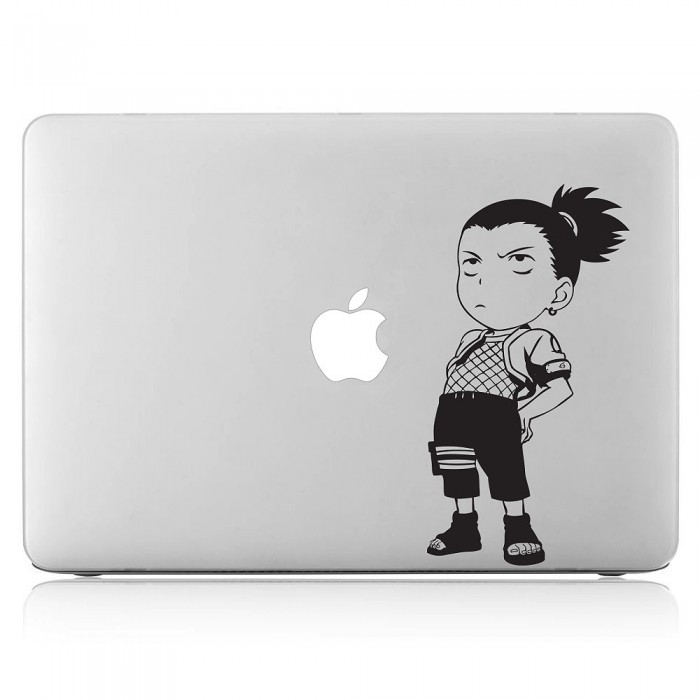 Chibi Nara Shikamaru Naruto Laptop / Macbook Vinyl Decal Sticker (DM-0153)