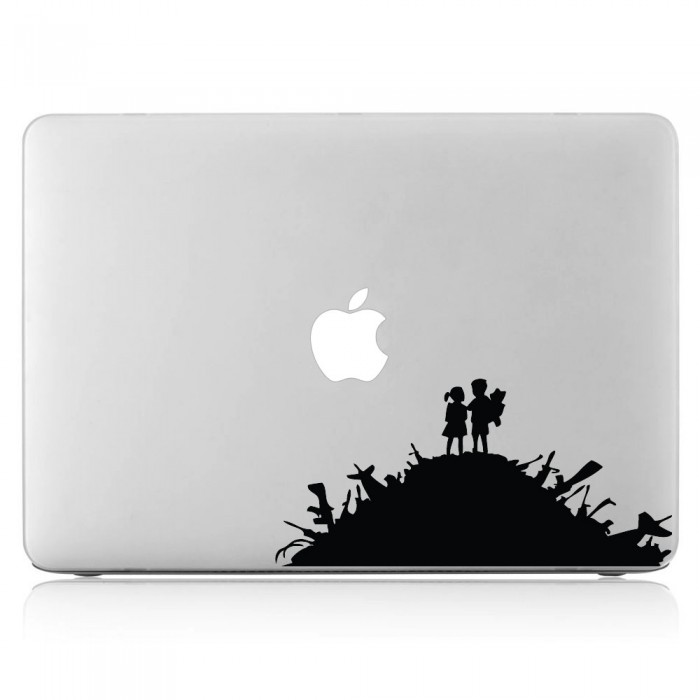 Kids on Guns Hill Banksy  Laptop / Macbook Sticker Aufkleber (DM-0154)