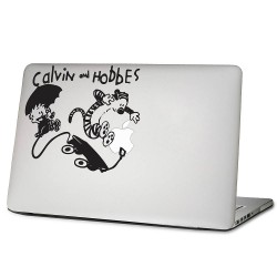Calvin and Hobbes Laptop / Macbook Vinyl Decal Sticker 