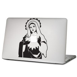 Mary mother of Jesus  Laptop / Macbook Vinyl Decal Sticker 