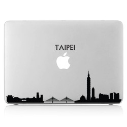 Taipei Skyline  Laptop / Macbook Sticker Aufkleber