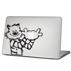 สติกเกอร์แม็คบุ๊ค Calvin and Hobbes Notebook / MacBook Sticker 