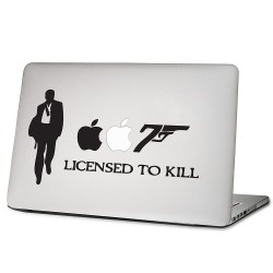 James Bond 007 Laptop / Macbook Vinyl Decal Sticker 