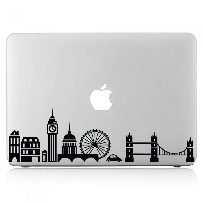 London City Skyline Laptop / Macbook Sticker Aufkleber (DM-0198)