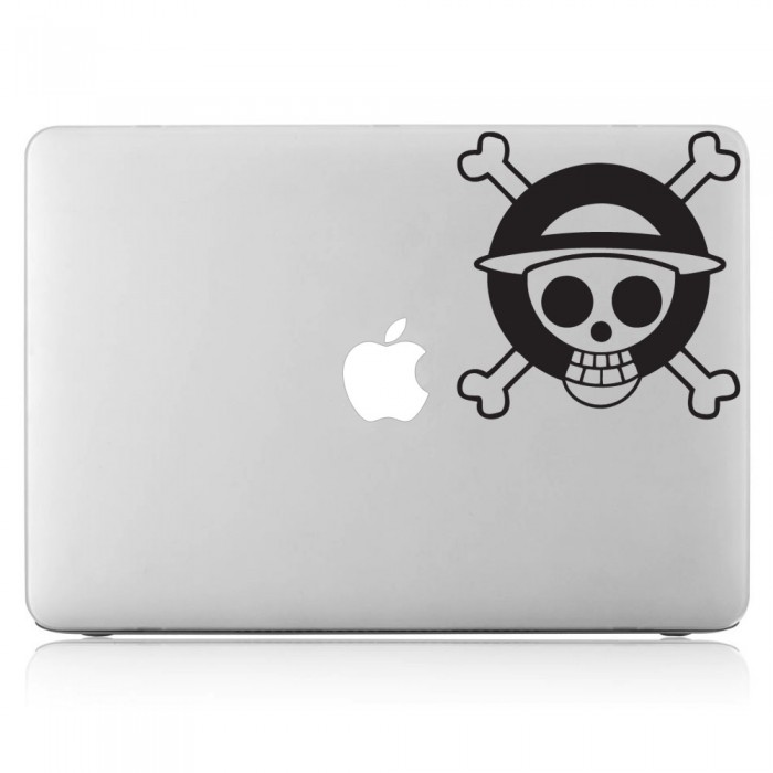 One Piece Sign straw hat pirates Laptop / Macbook Vinyl Decal Sticker (DM-0208)
