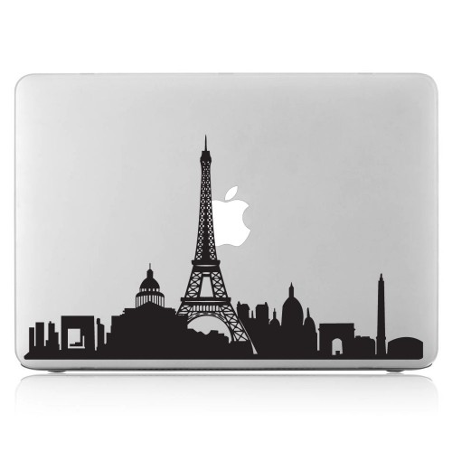 Eiffel Paris Skyline Laptop / Macbook Vinyl Decal Sticker 