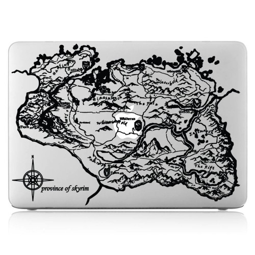 province of skyrim map Laptop / Macbook Vinyl Decal Sticker 