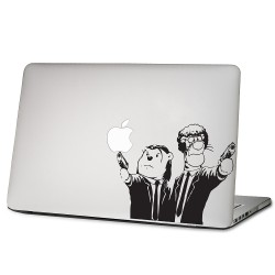 Puuh und Tigger Pulp Ficton Laptop / Macbook Sticker Aufkleber