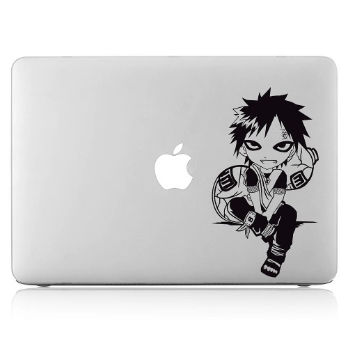 Naruto Chibi Gaara Laptop / Macbook Vinyl Decal Sticker 
