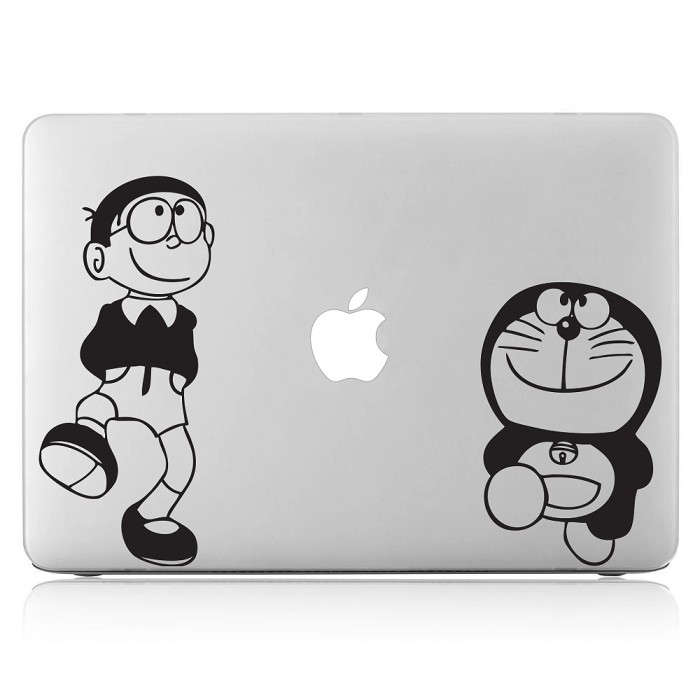 Nobita and Doraemon Laptop / Macbook Vinyl Decal Sticker (DM-0243)