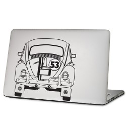 Herbie 53 VW The Beetle Laptop / Macbook Vinyl Decal Sticker 