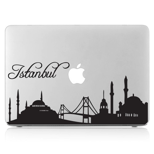 Istanbul Skyline Laptop / Macbook Vinyl Decal Sticker 