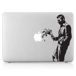 Banksy Waiting in vain Laptop / Macbook Vinyl Decal Sticker 