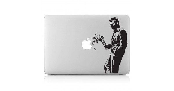 Banksy Waiting in vain Laptop / Macbook Vinyl Decal Sticker