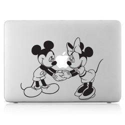 Disney Character Mickey Minnie Laptop / Macbook Vinyl Decal Sticker 