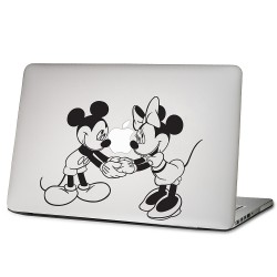 Disney Character Mickey Minnie Laptop / Macbook Vinyl Decal Sticker 