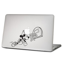 Micky Maus Basketball Laptop / Macbook Sticker Aufkleber