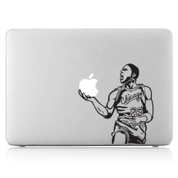 Michael Jordan Dunk Basketball Laptop / Macbook Vinyl Decal Sticker 