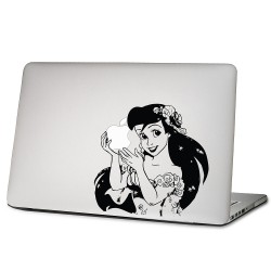 สติกเกอร์แม็คบุ๊ค เอเรียล ลิตเติ้ลเมอร์เมด  Arielle The Little Mermaid Notebook / MacBook Sticker 