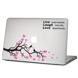 Cherry Blossom Tree Laptop / Macbook Vinyl Decal Sticker 