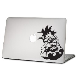 Dragonball Goku and Flying Nimbus Laptop / Macbook Vinyl Decal Sticker 