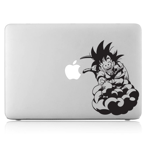 Dragonball Goku und Flying Nimbus Laptop / Macbook Sticker Aufkleber