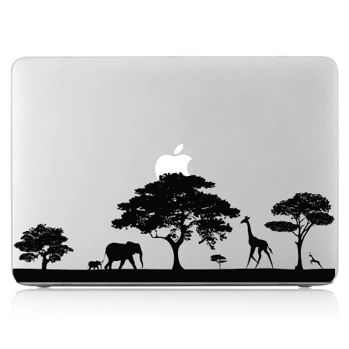 Safari Africa Wildlife Laptop / Macbook Vinyl Decal Sticker 