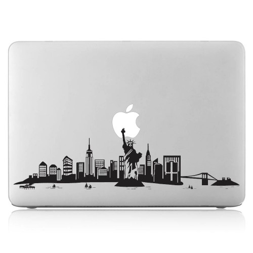 New York Skyline City Laptop / Macbook Vinyl Decal Sticker 