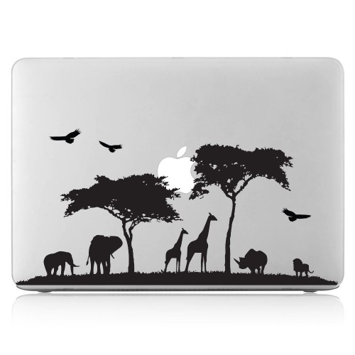Safari Africa Wildlife 2 Laptop / Macbook Vinyl Decal Sticker 