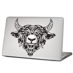Black Yak Laptop / Macbook Sticker Aufkleber